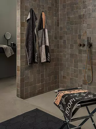 JOOP | Serviette de douche 80x150cm DIVIDED CORNFLOWER Aqua | grau